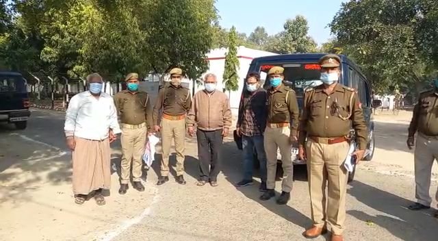 Police arrested three accused for firing in broad daylight, one absconding