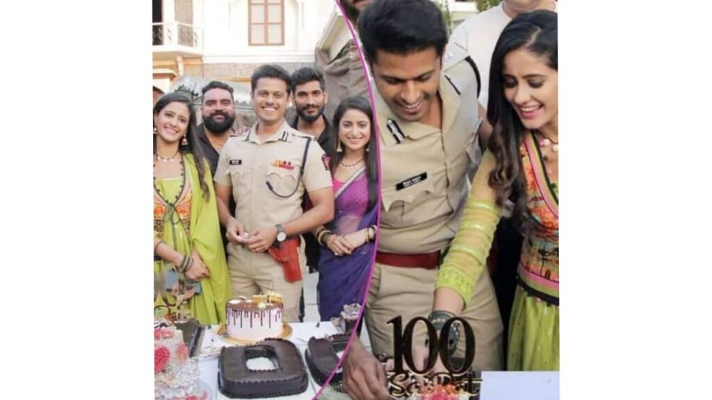 Celebration celebrated on completion of 100 episodes of this serial, stars who play the role of X lovers surprise the fans