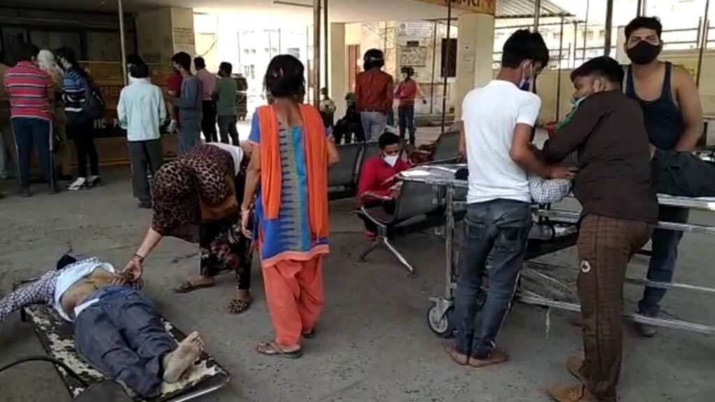 Horror scene, corpses in Agra SN hospital