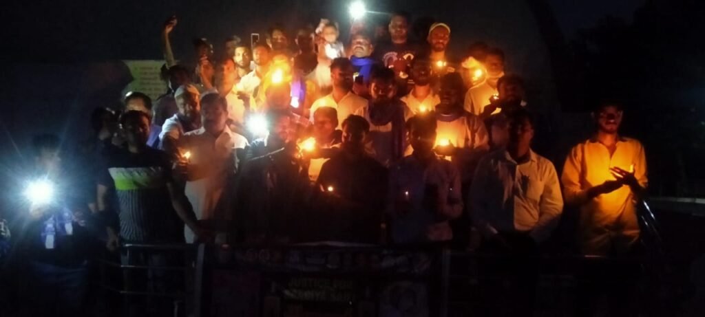 Azad Samaj Party took out candle march, paying tribute to Sabiya Saifi, raised the demand for a CBI inquiry into the incident