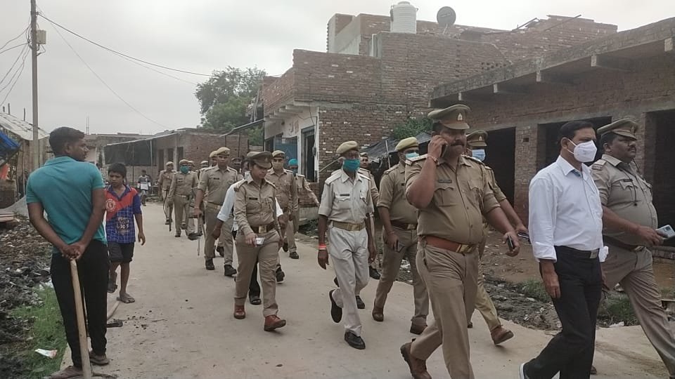 Youth of other community molested the girl, heavy force deployed due to communal tension