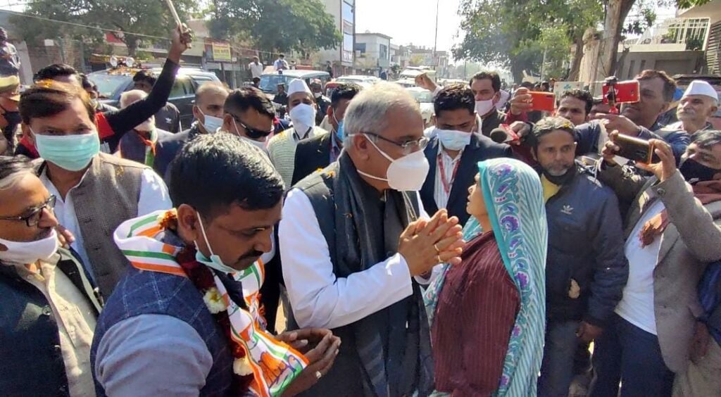 Chhattisgarh CM Bhupesh Baghel did public relations in Agra, sought support for this candidate