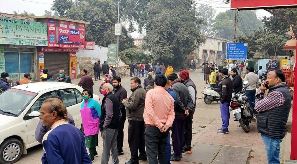 Mahabali roared in the cantonment area, many shops and houses were demolished, the ministers were not even heard