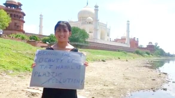 'Lisipriya', who stirred up the tweet about the mess, once again reached behind the Taj Mahal